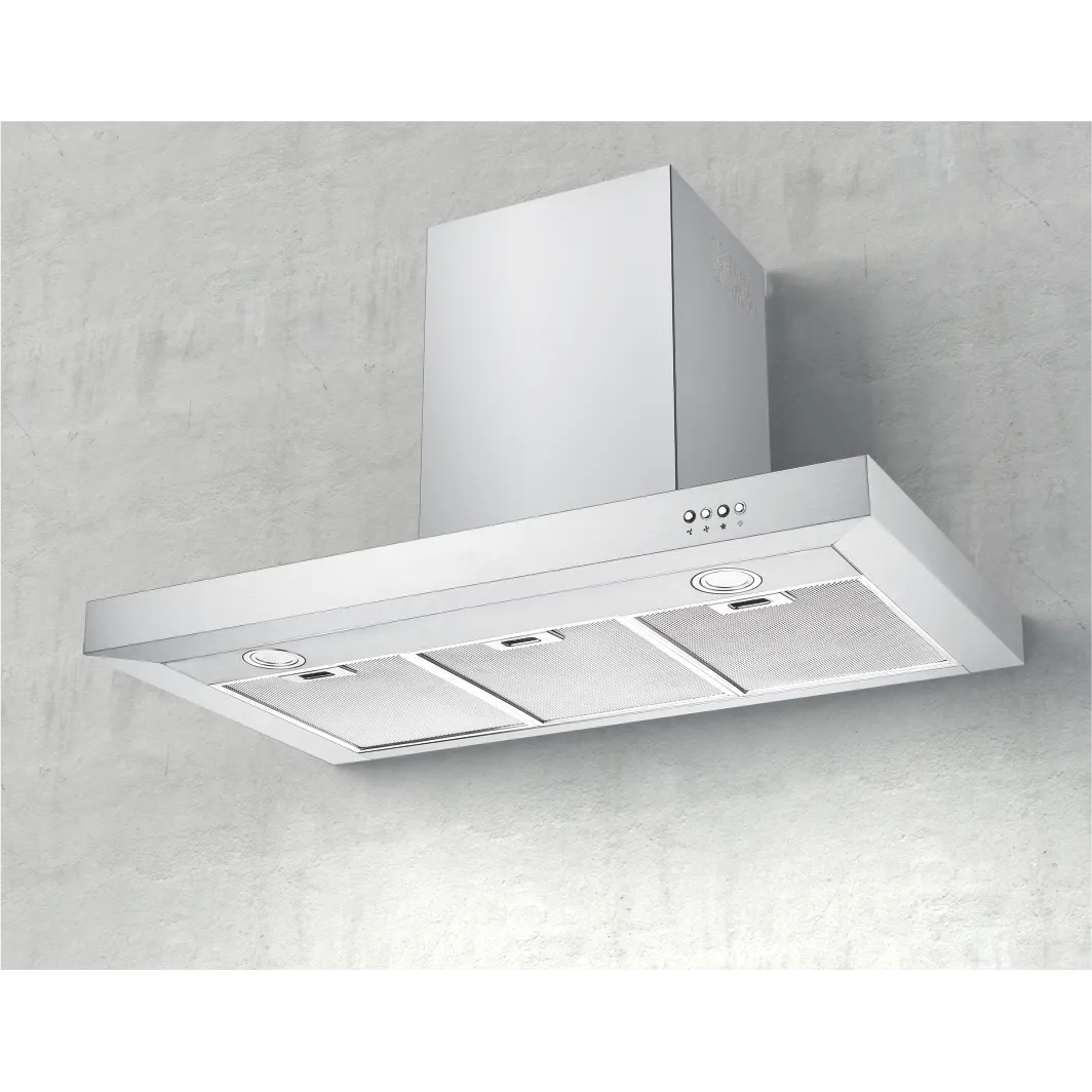 T-shape Chimney Cooker Hood 60MM Panel Height 102A 60/90cm - 图片 1