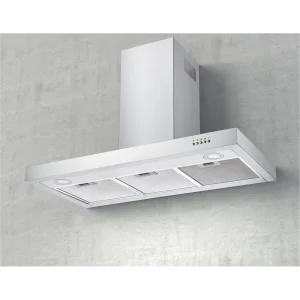 T-shape Chimney Cooker Hood Push Button Chimney 125 60/90cm - 图片 1