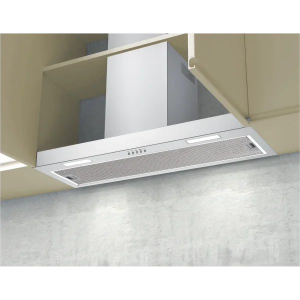 T-shape Chimney Cooker Hood Push Button Chimney 126 60/90cm
