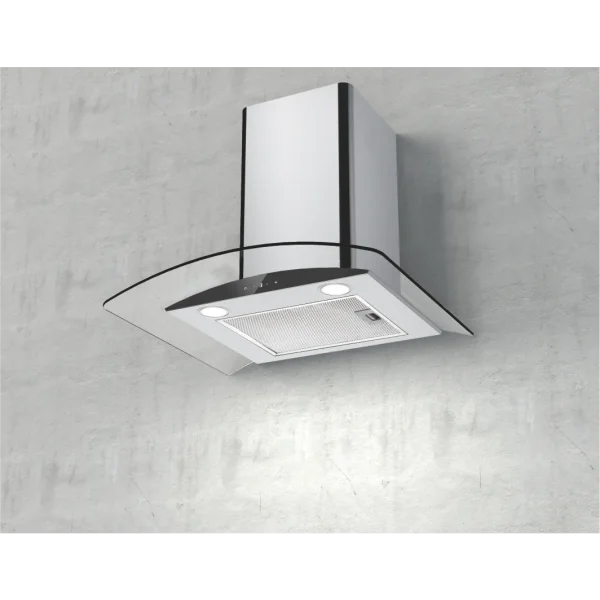 Curved glass Cooker Hood 506C 60/70cm