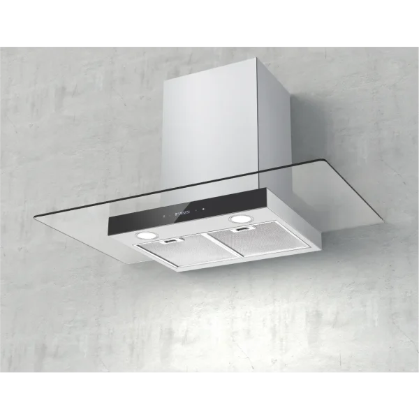 Curved glass Cooker Hood 615 60/90cm