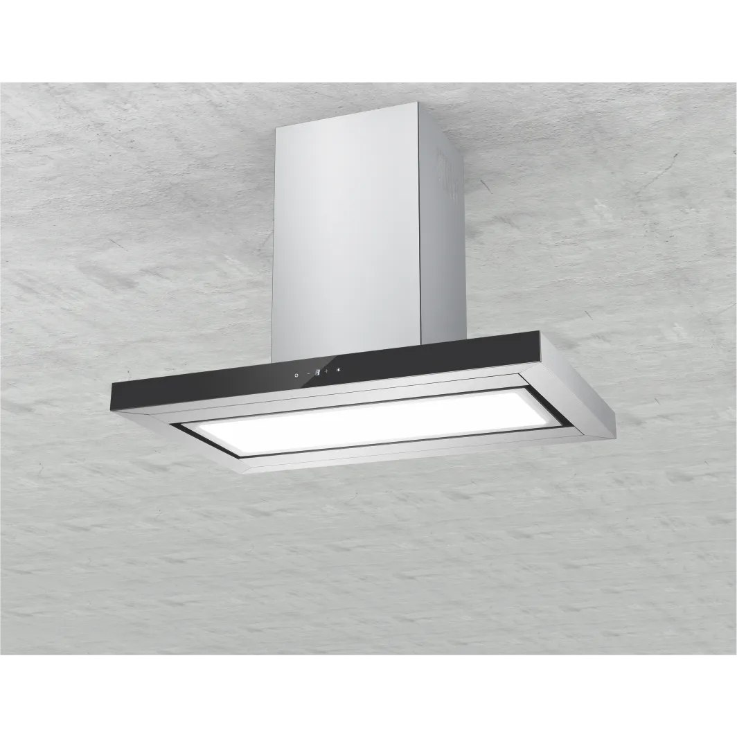 High End T-Shape Full LED Panel Island hood 810 - 图片 1