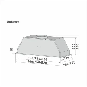 Integrated Cooker Hood 913 - 图片 2