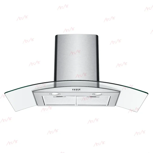 Curved glass Cooker Hood 506B 70/90cm