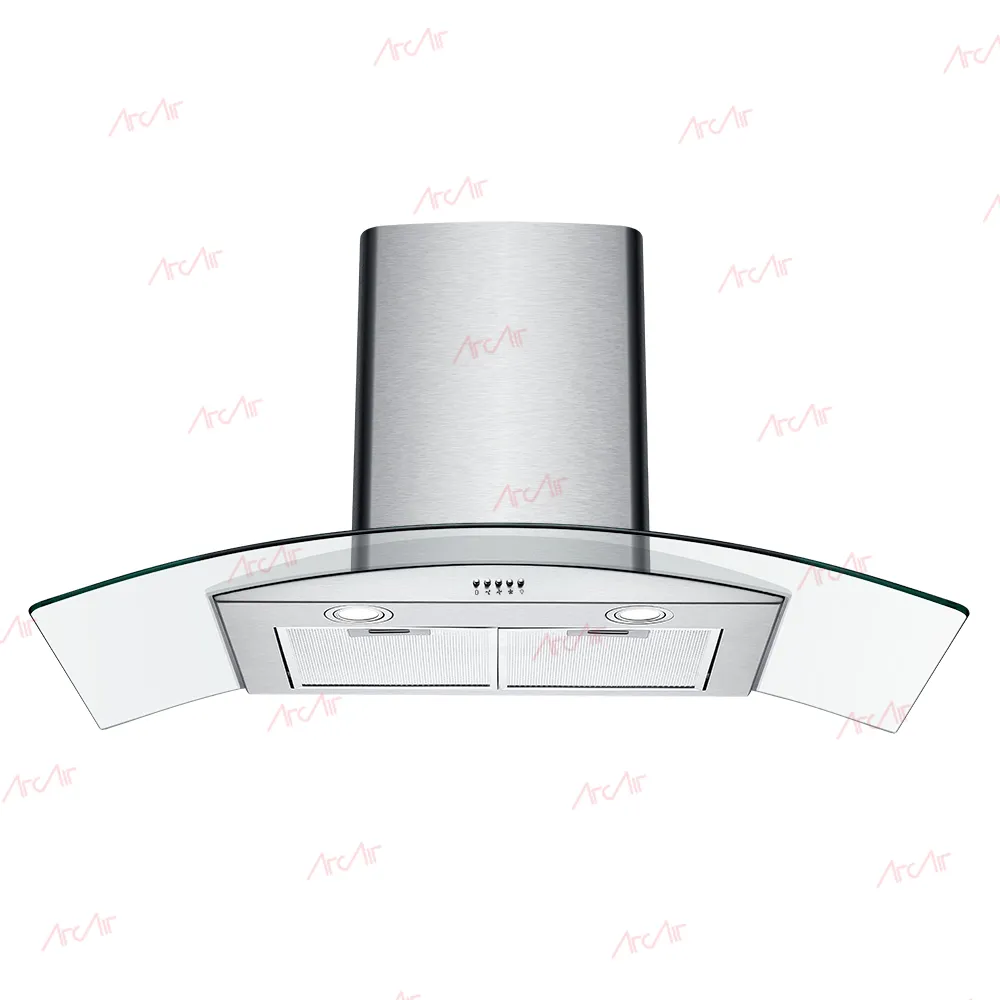 Curved glass Cooker Hood 506B 70/90cm - 图片 4