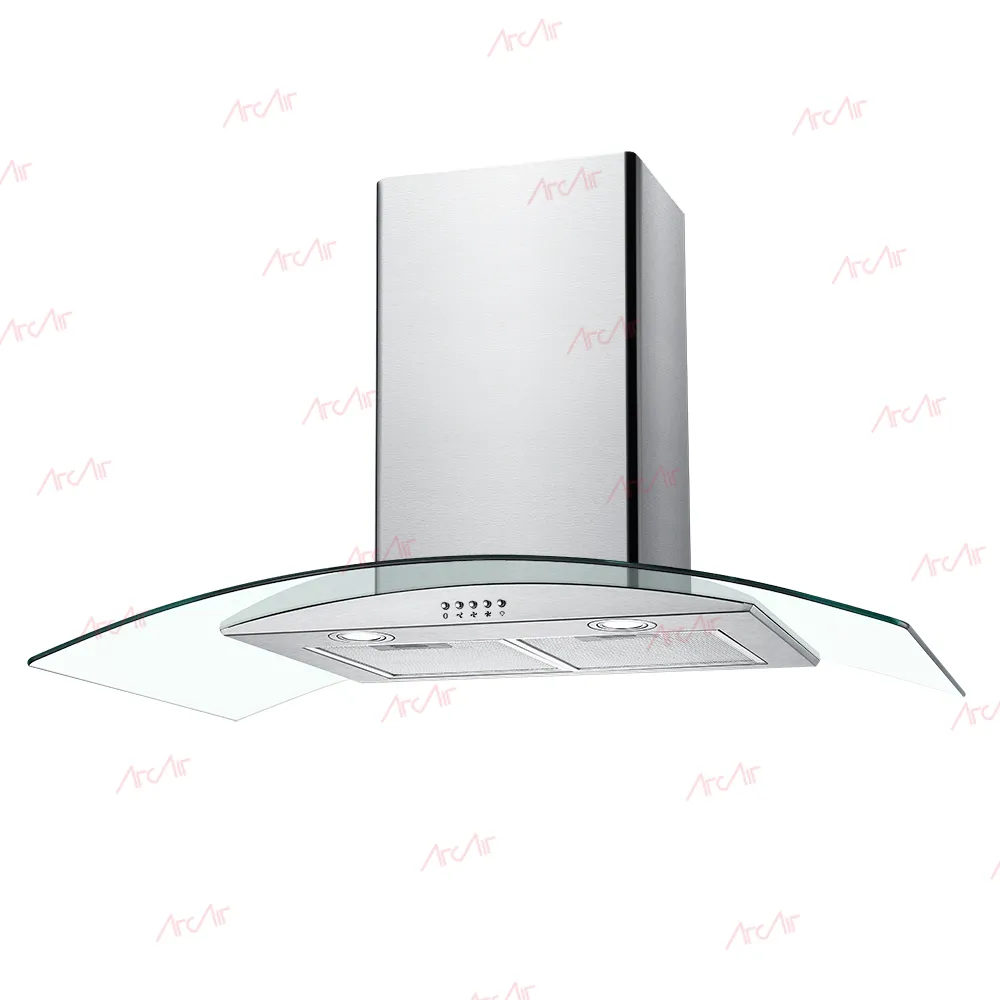 Curved glass Cooker Hood 506B 70/90cm - 图片 5