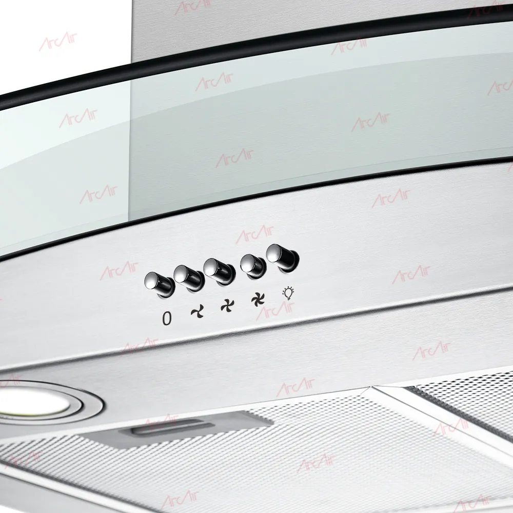 Curved glass Cooker Hood 506B 70/90cm - 图片 3