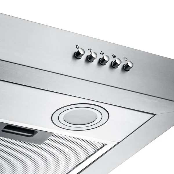 T-shape Chimney Cooker Hood Push Button Chimney 125 60/90cm