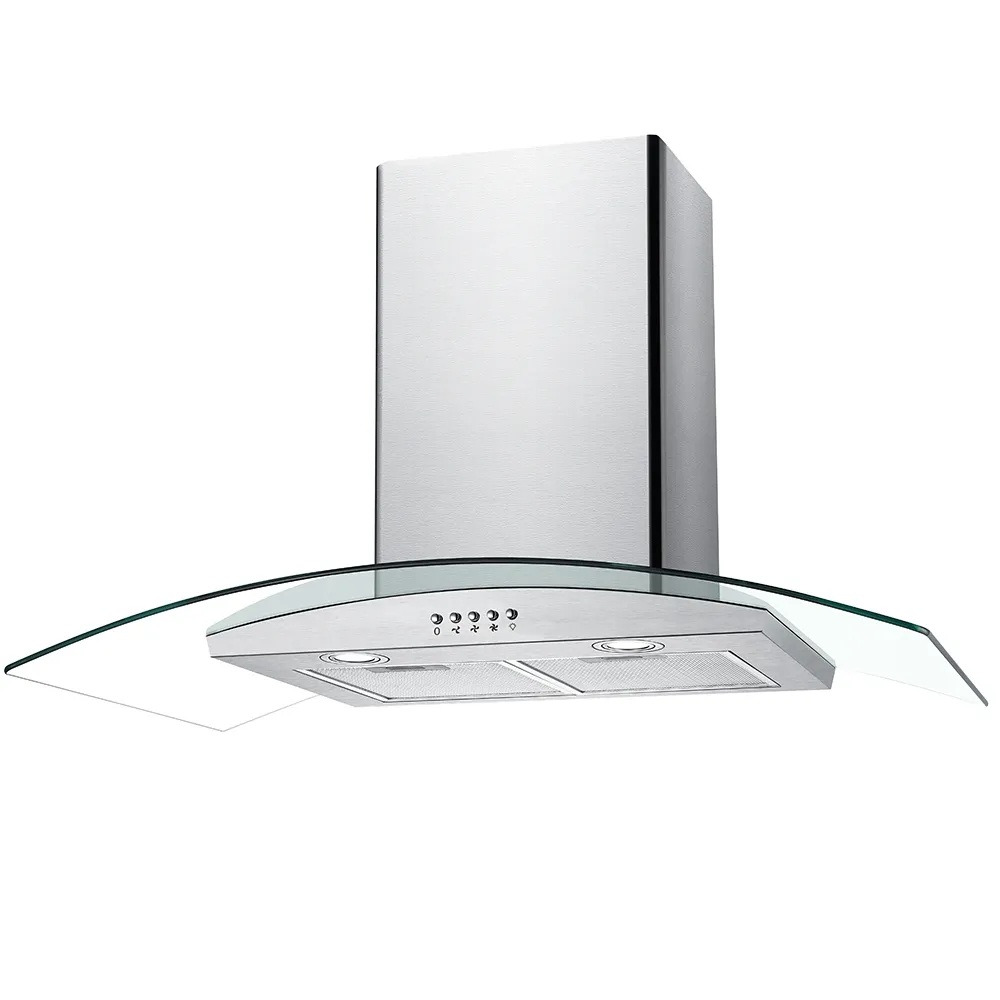 Curved glass Cooker Hood 502 60/90cm - 图片 6