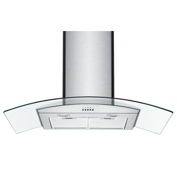 Curved glass Cooker Hood 502 60/90cm