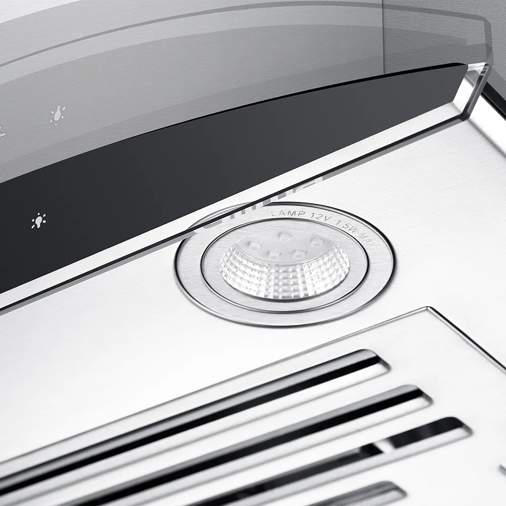 Curved glass Cooker Hood 506C 60/70cm - 图片 4